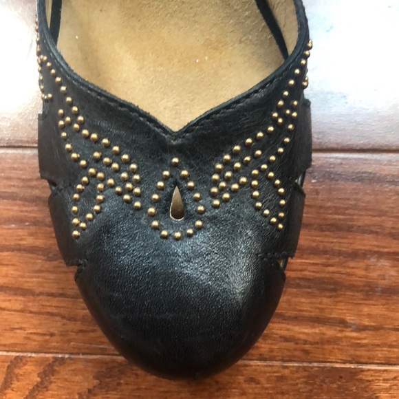 Michael Kors Leather Beaded Wooden Heels size 8.5 - Picture 4 of 12